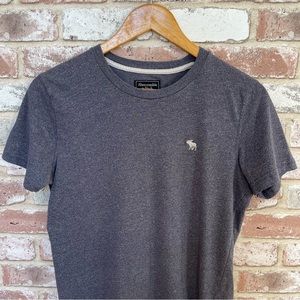 Abercrombie & Fitch Short Sleeve Crew Neck Blue Tee Shirt Size XS | EUC